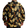 Guitar Wave Plus-Size Zip Hoodie