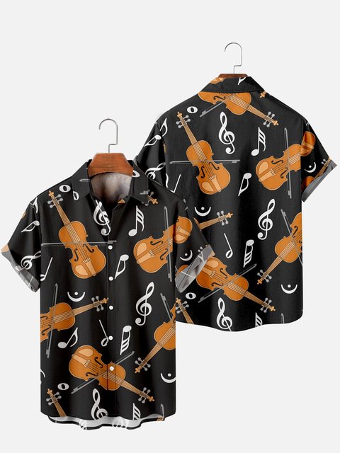 Music Design Short Sleeves Shirt