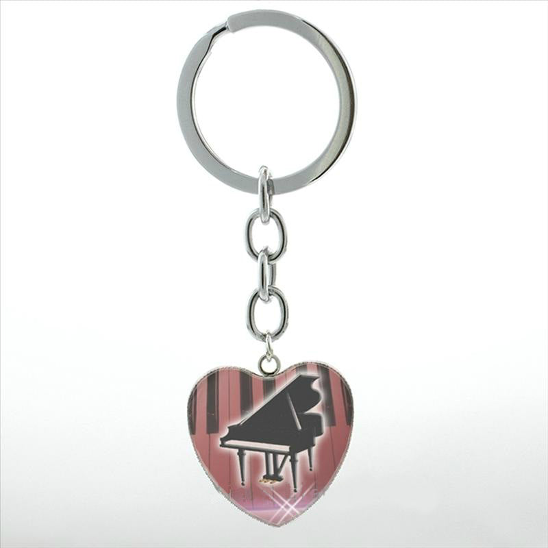 Free - Piano Heart Keychain - Artistic Pod Review
