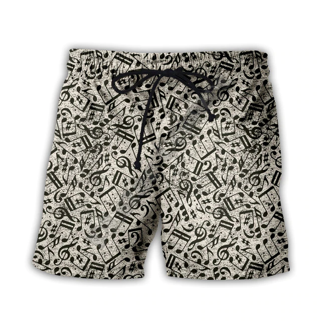 Music Notes Print Streetwear