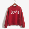 LOVE Music Symbol Sweater