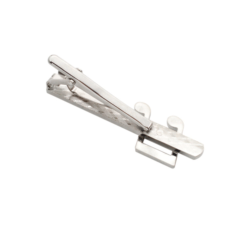 Music Notes Cufflink Tie Clip Set