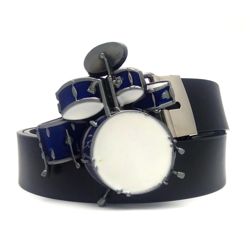 Punk Drum Leather Belt