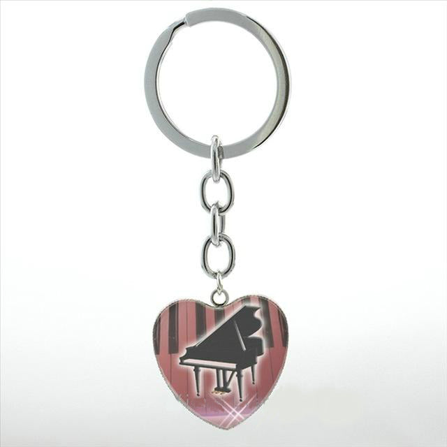 Free - Piano Heart Keychain - Artistic Pod Review