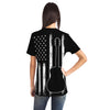 Guitar American Flag T-Shirt