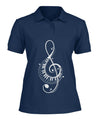 Treble Clef Piano Keys Polo T-Shirt