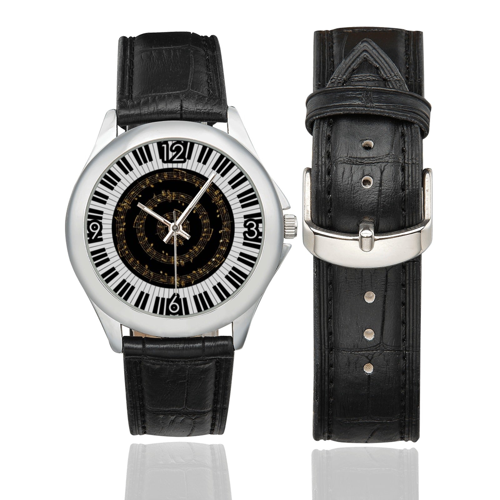 Music Piano Keys Strap Watch
