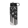 Piano & Music Insulated Bottle With Straw Lid