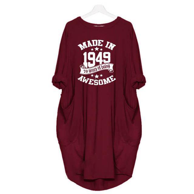 Made In 1949 Pocket Long Top