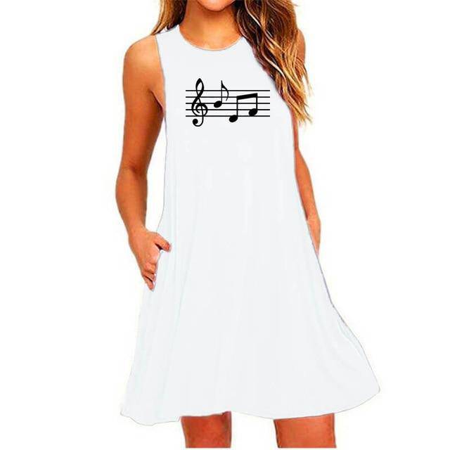 Music Scores Pocket Dress