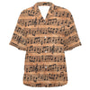 Old Music Sheet Hawaiian Shirt