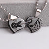 Double Heart Guitar Pendant Necklaces