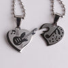 Double Heart Guitar Pendant Necklaces