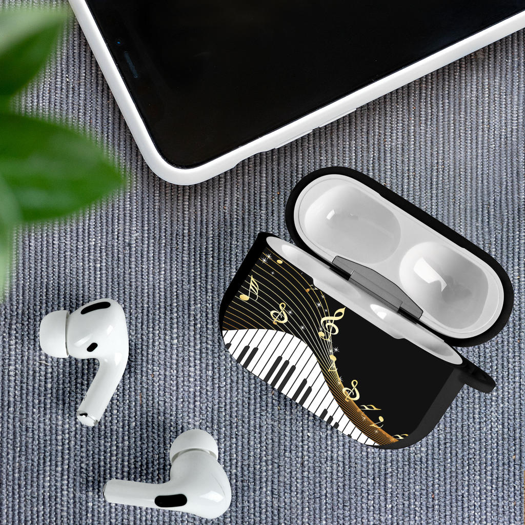 Piano Music Notes AirPods Case Cover