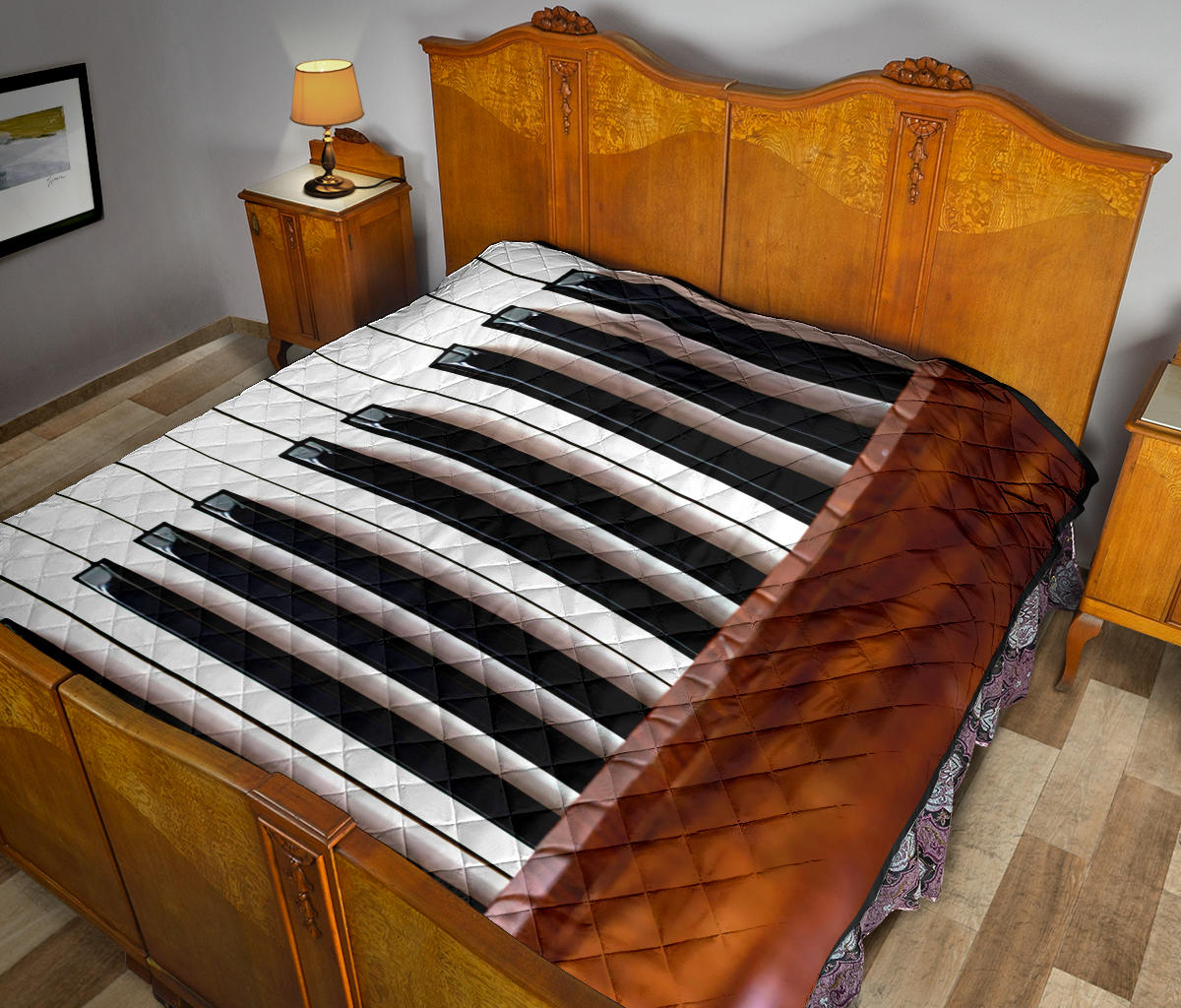 Piano Key Premium Quilt