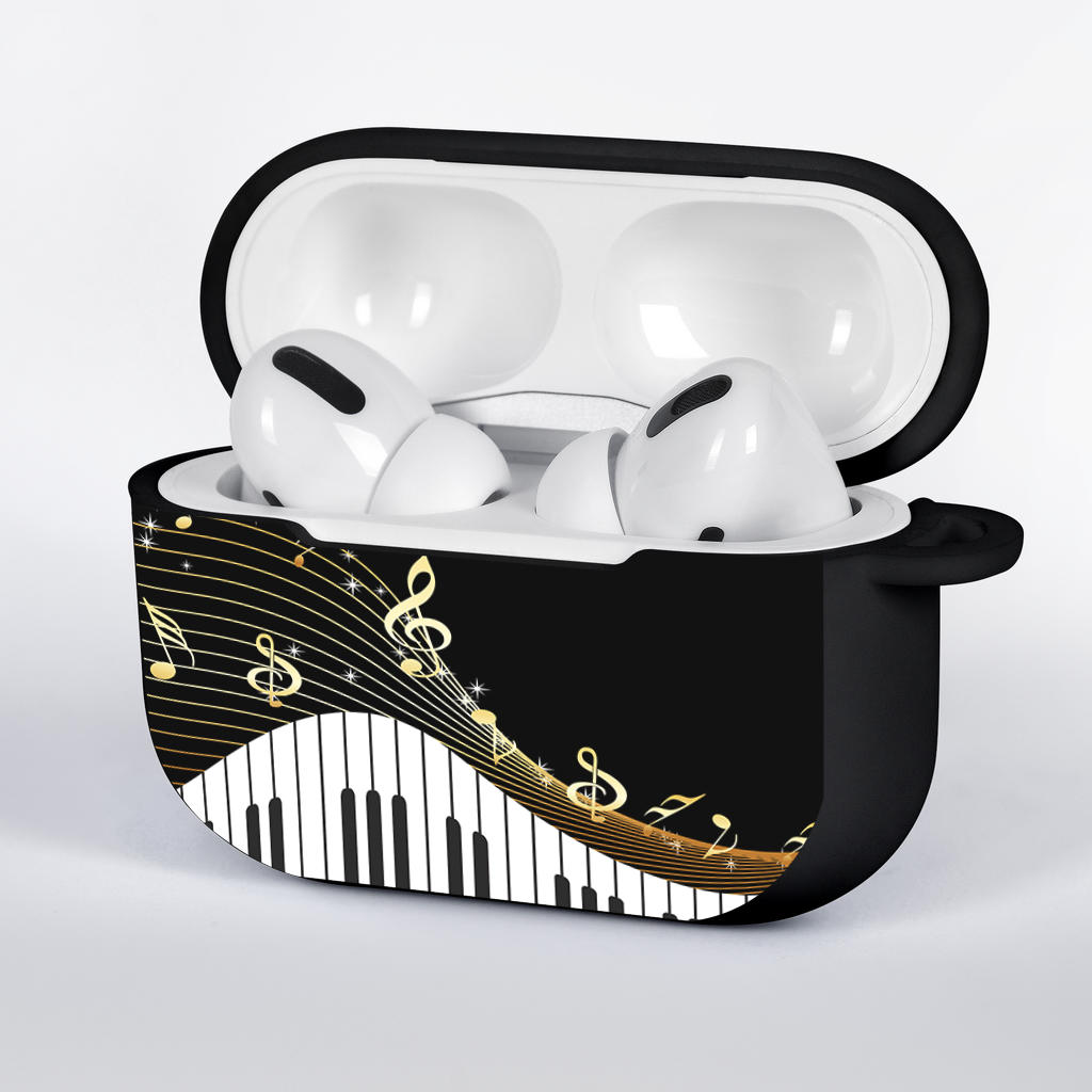Piano Music Notes AirPods Case Cover