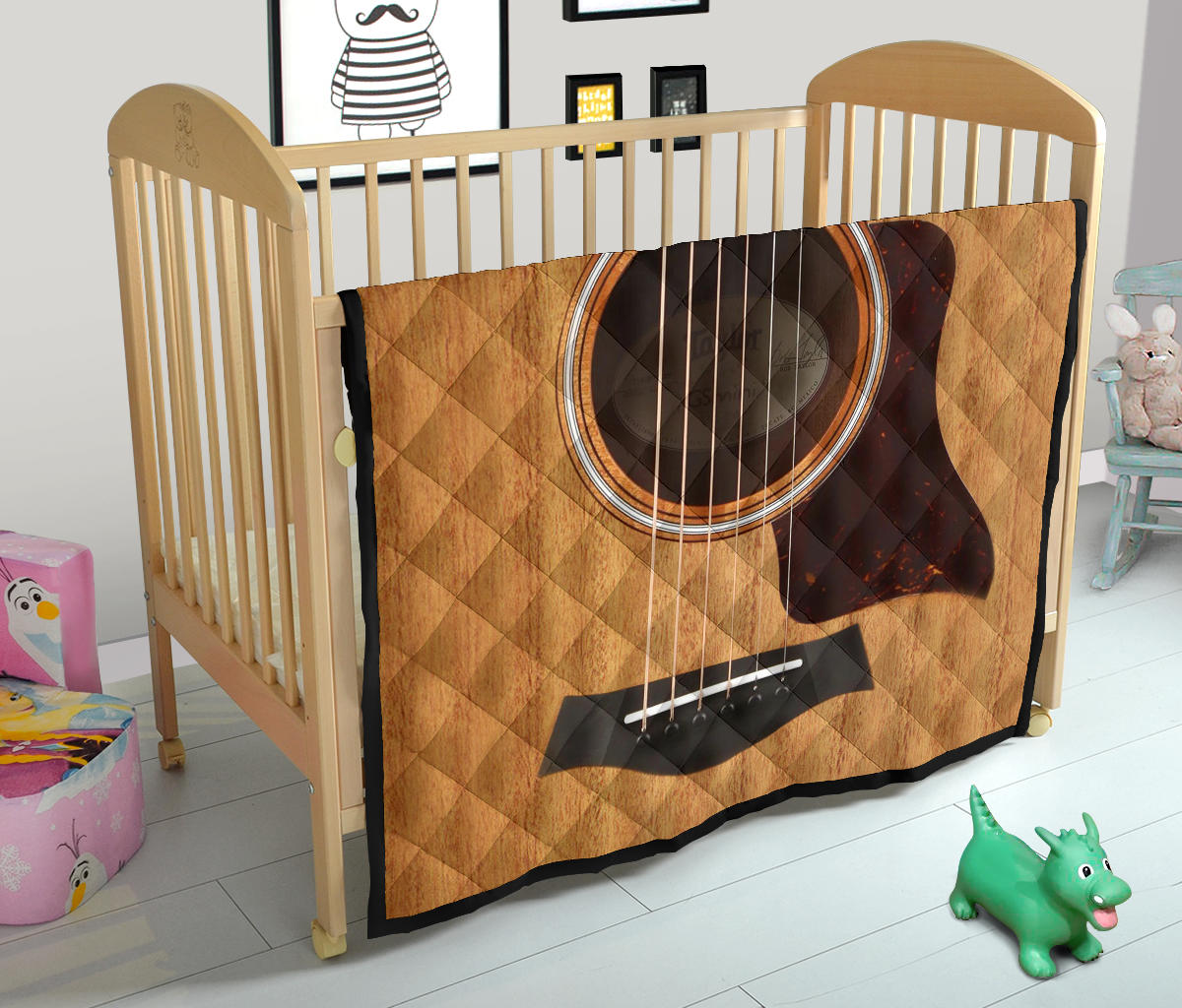 Wood Guitar Premium Quilt