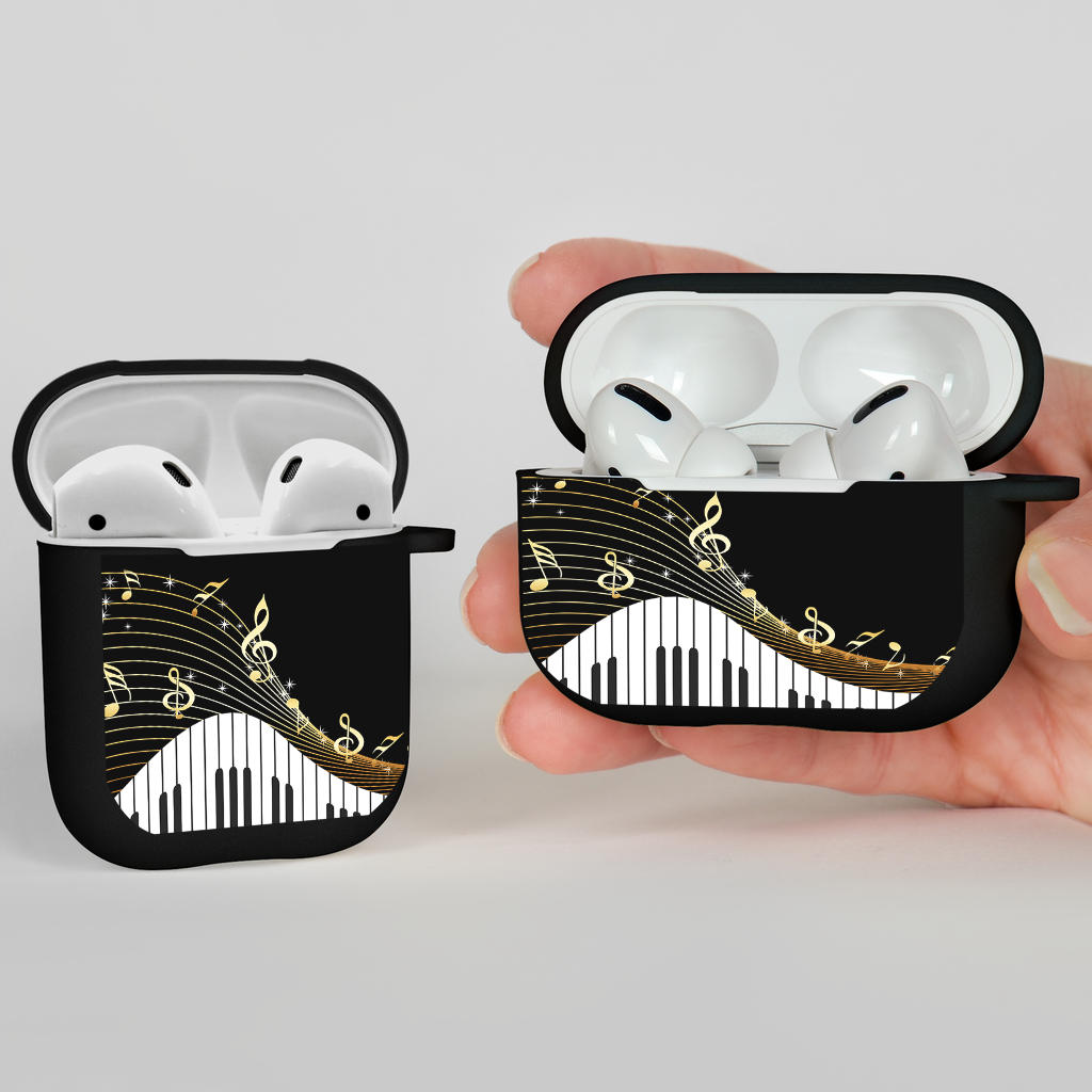 Piano Music Notes AirPods Case Cover