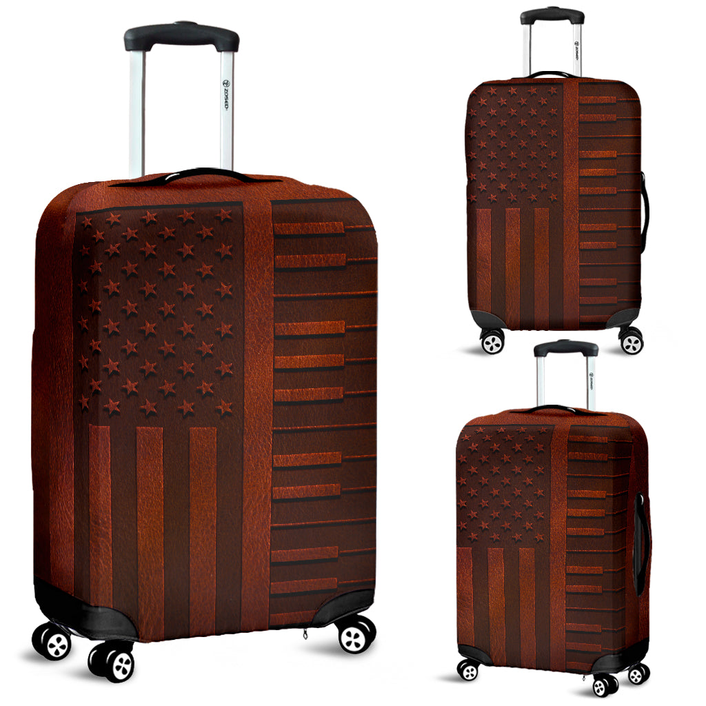 Piano Keys American Flag Luggage Covers