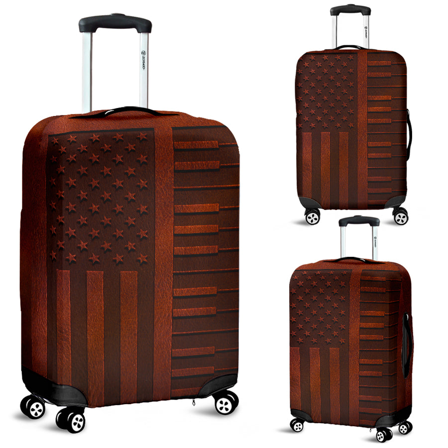 Piano Keys American Flag Luggage Covers