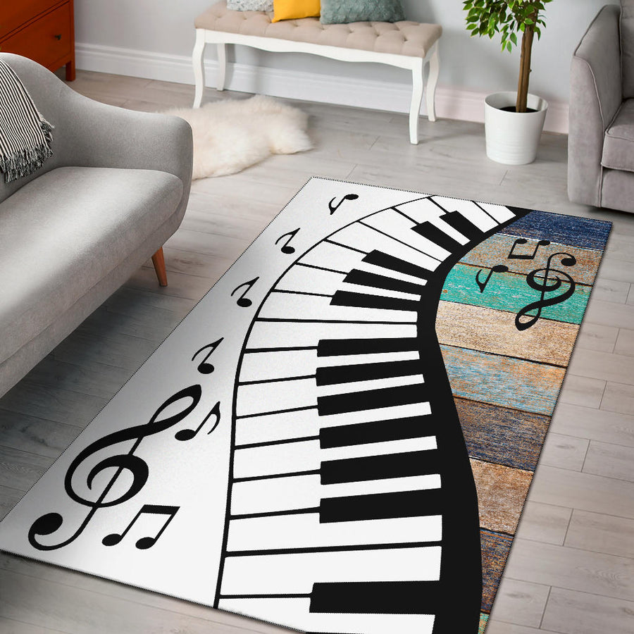 Piano Keys Music Rug
