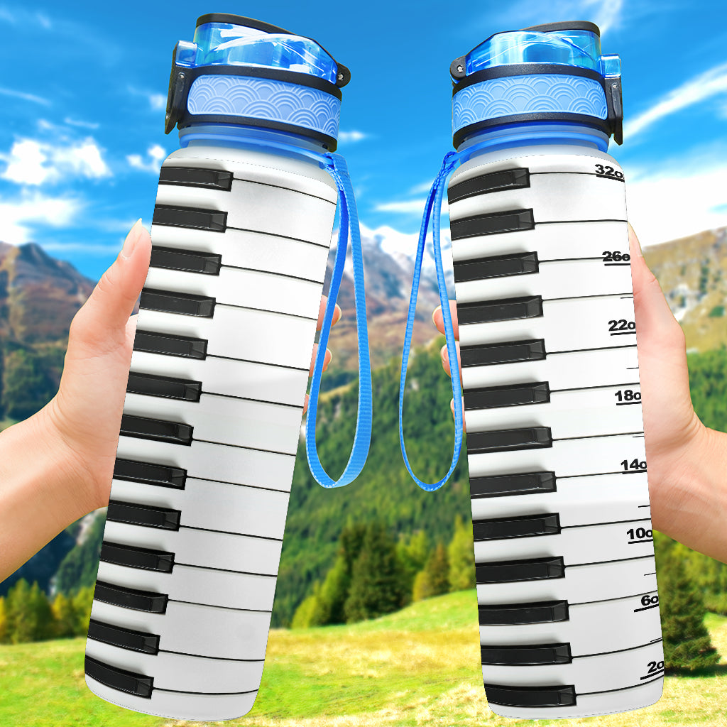Piano Keys Hydro Tracking Bottle