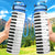 Piano Keys Hydro Tracking Bottle