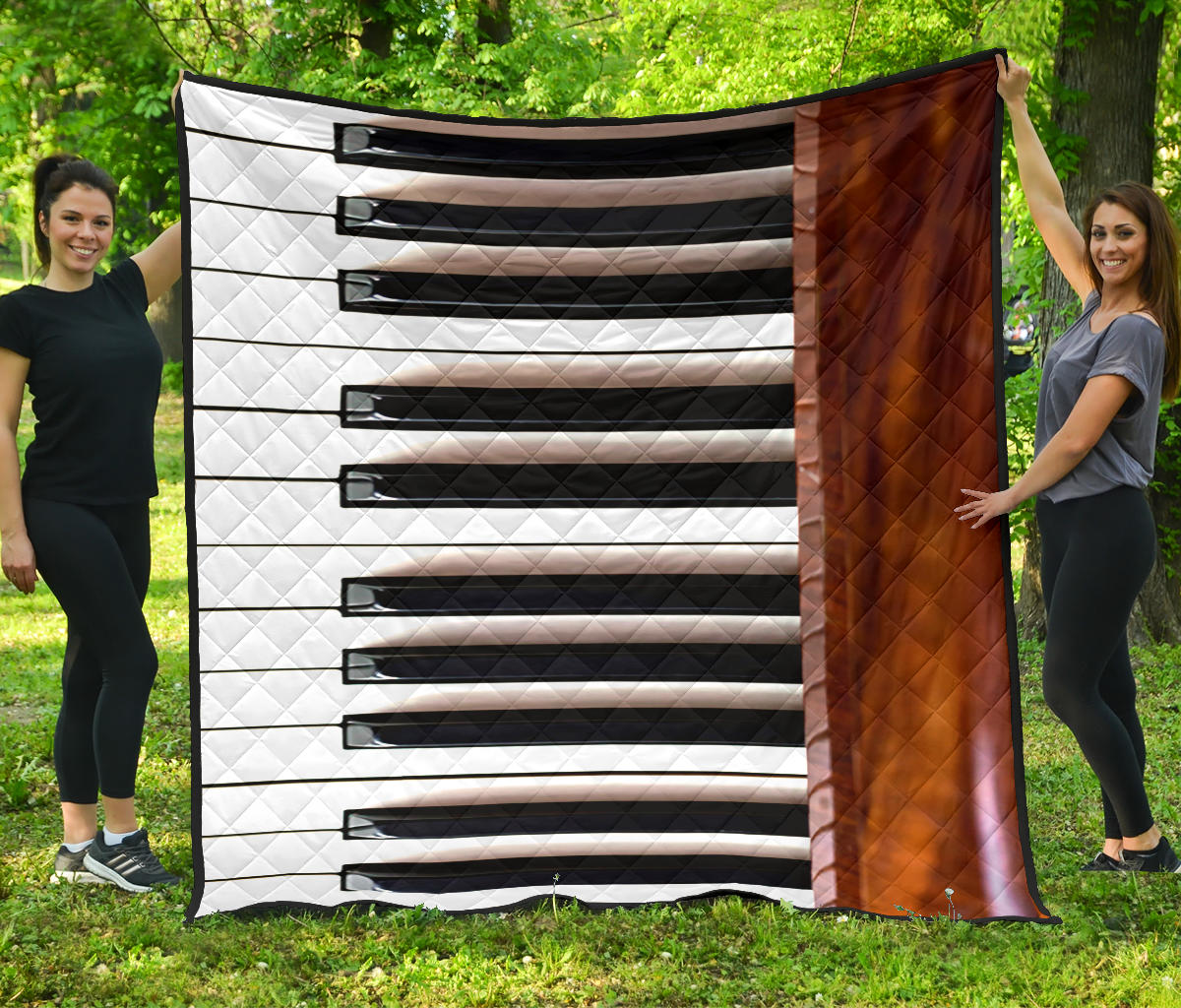 Piano Key Premium Quilt