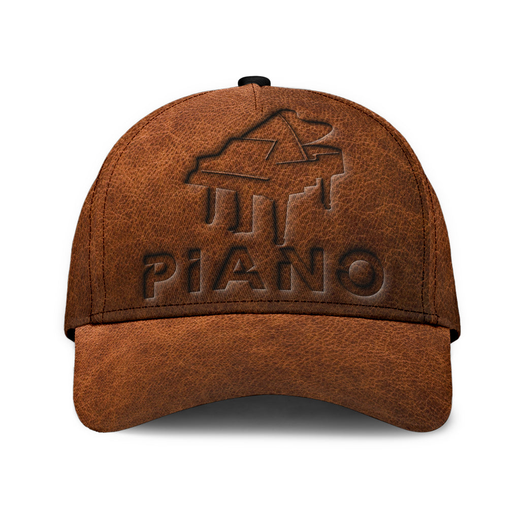 Piano Leather Classic Cap