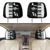 Piano Music Notes Headrest Covers