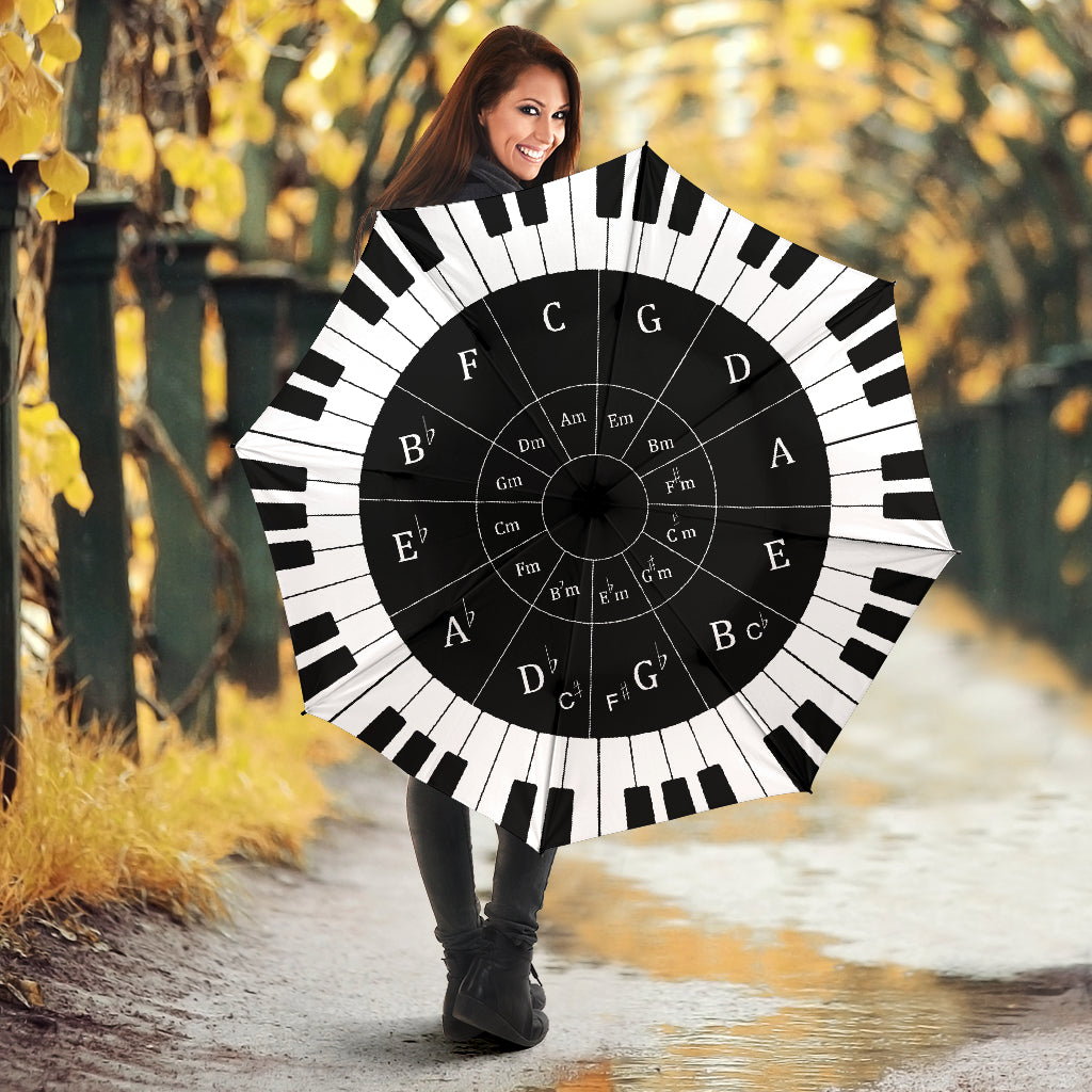 Piano Circle of Fifths Umbrella