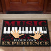 Music Is Experience Door Mat