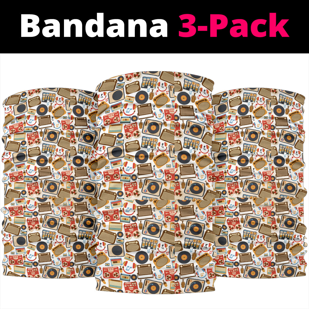 Retro Music Bandana 3-Pack