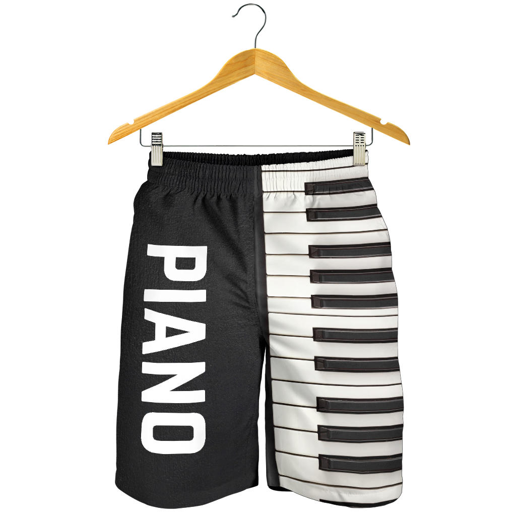 Piano Keys Black Short
