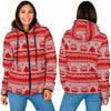 Drum Christmas Zip Hooded Jacket