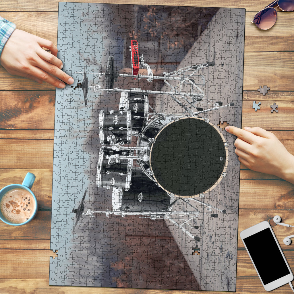 Drum Wood Jigsaw Puzzle