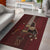 Red Electric Guitar Area Rug