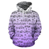 Music Notes Pattern Hoodie