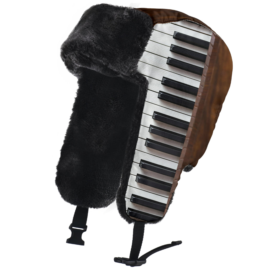 Piano Keys Trapper Hat