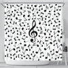 Musical Notes Shower Curtain