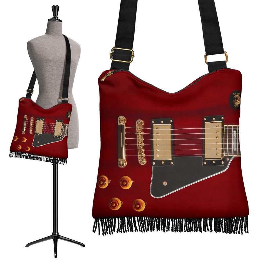 Anniversary Guitar Boho Handbag - Crossbody Boho Handbag / One Size - { shop_name }} - Review