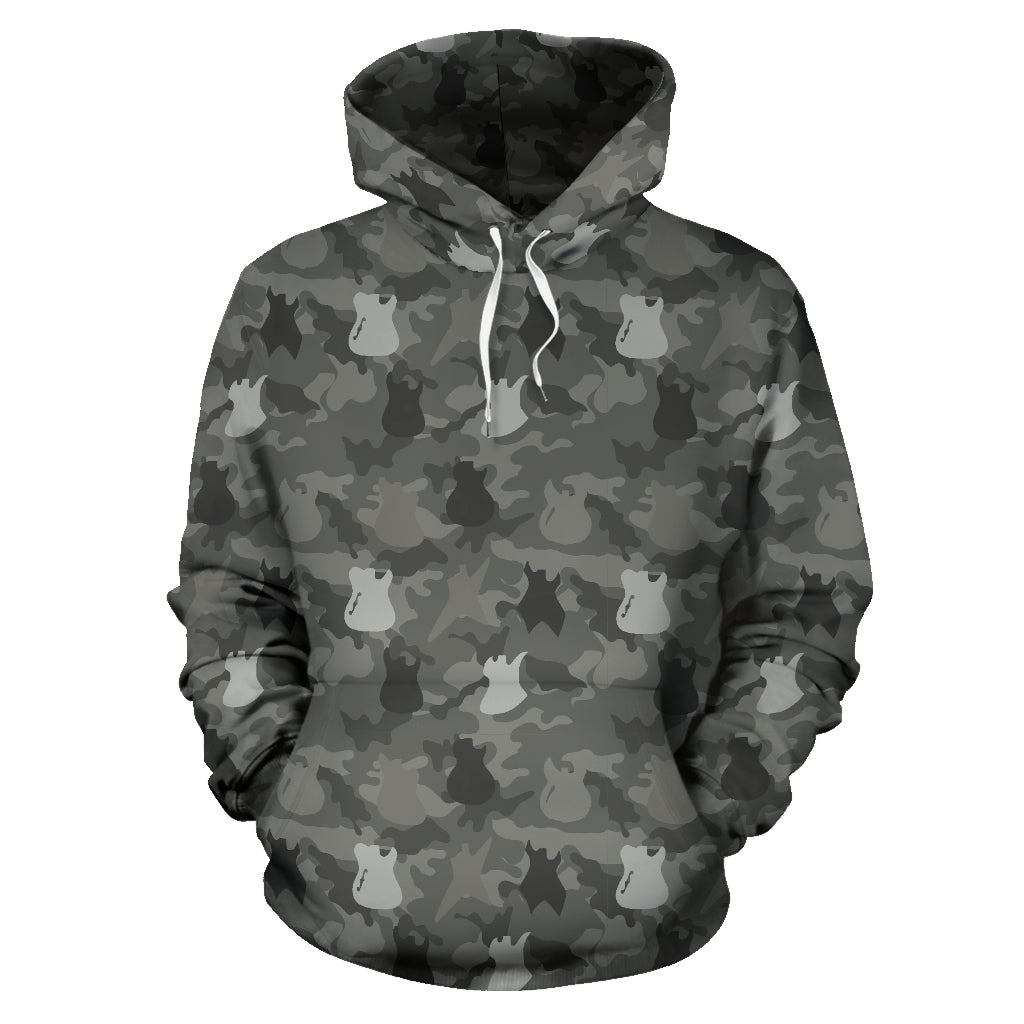 Guitars Camo Hoodie
