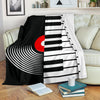 Piano Keys Vinyl Premium Blanket