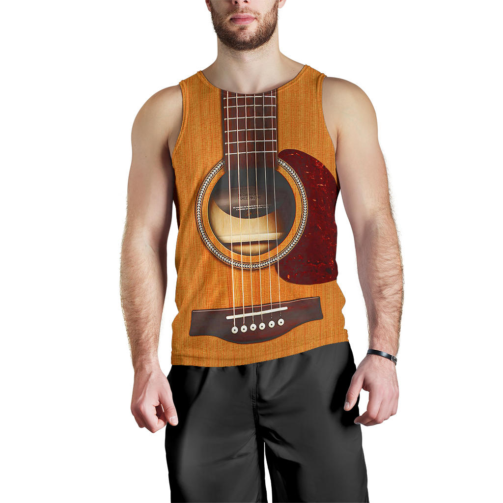 Wooden Guitar Men's Tank Top