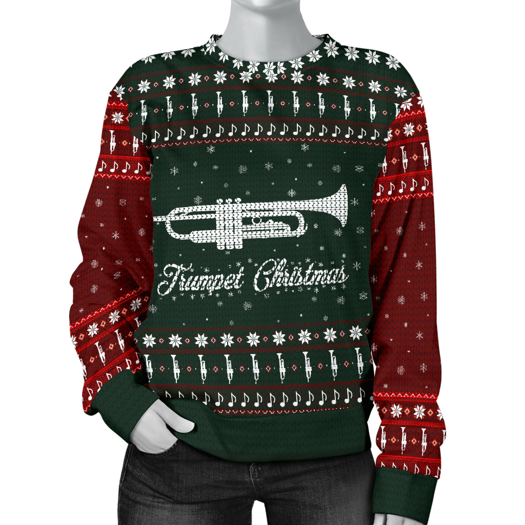 Trumpet Christmas Women's Sweater