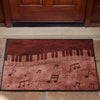 Piano Music Notes Door Mat