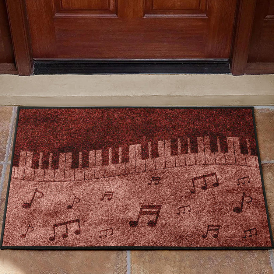 Piano Music Notes Door Mat