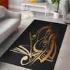 Music Art Leather Rug