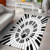 Piano Keys Hole Rug