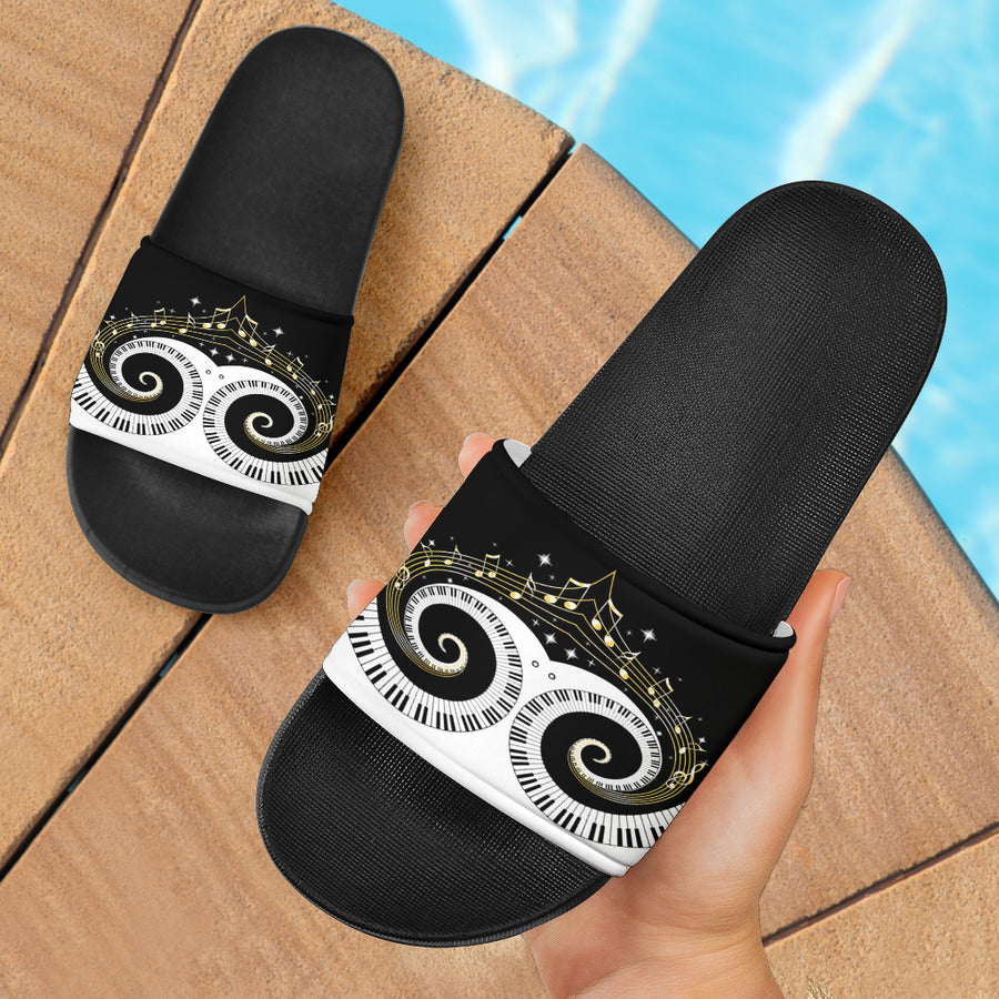 Piano Keys Musical Notes Sandals